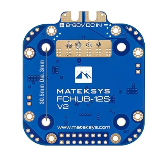 Original Matek System XCLASS PDB FCHUB-12S V2 Board 12V Output 440A Current Sensor 3-12S for RC FPV Quadcopter Multicopter
